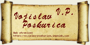 Vojislav Poskurica vizit kartica